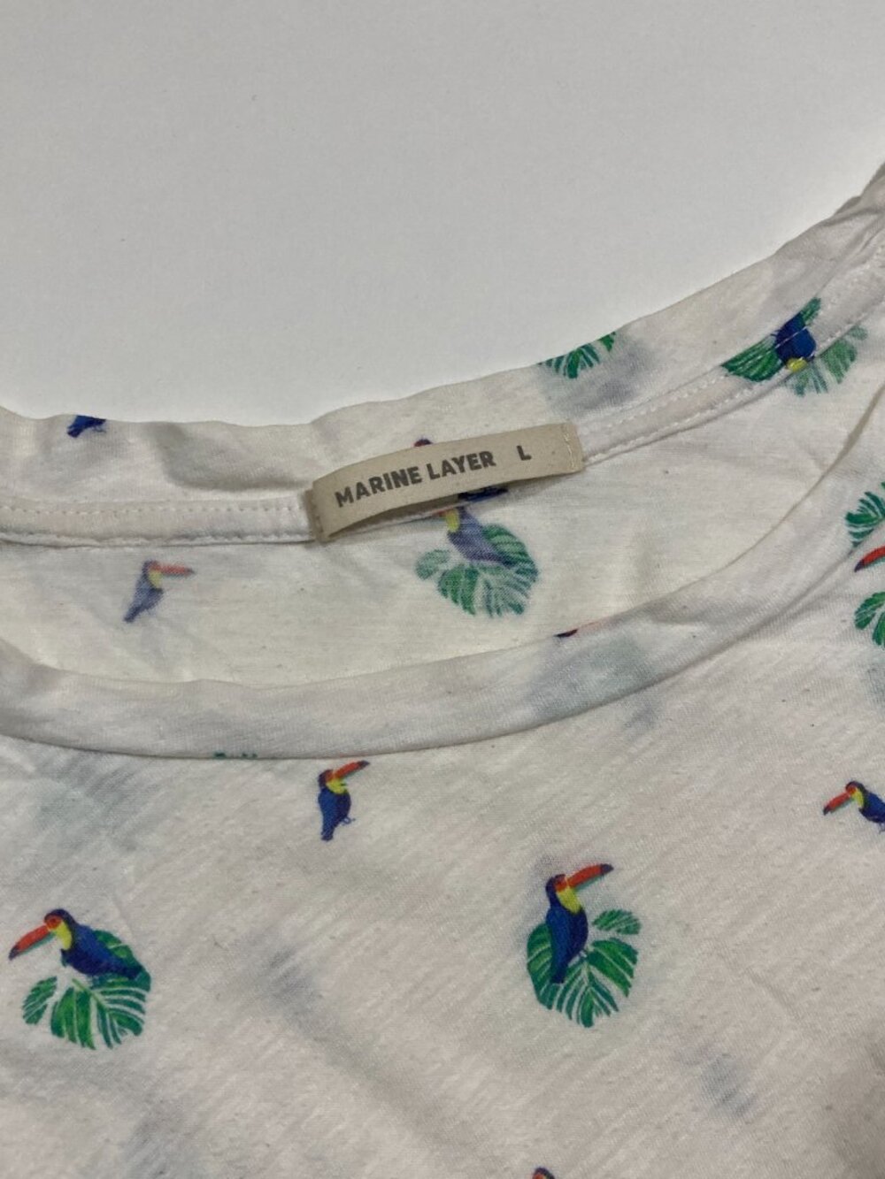 Marine Layer Toucan Print Tee
